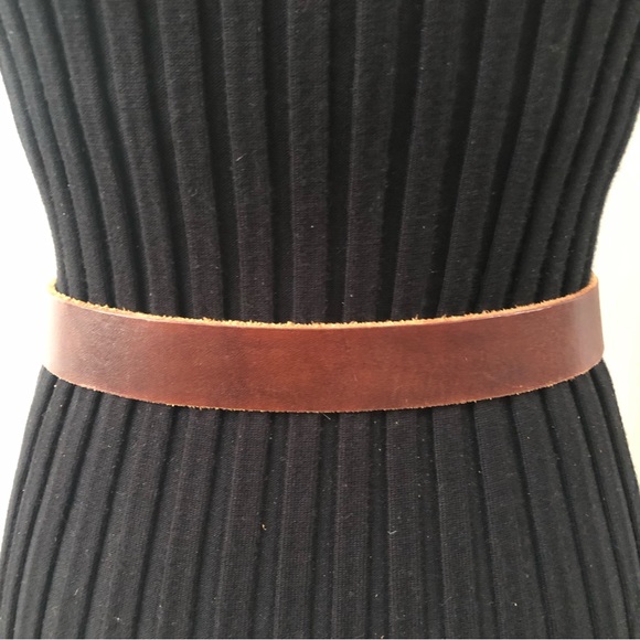 TOMMY BAHAMA Sz M Brown Leather Belt - Picture 5 of 14